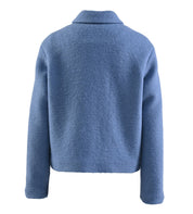 Strickjacke aus Wollmix - 0081 - Blau