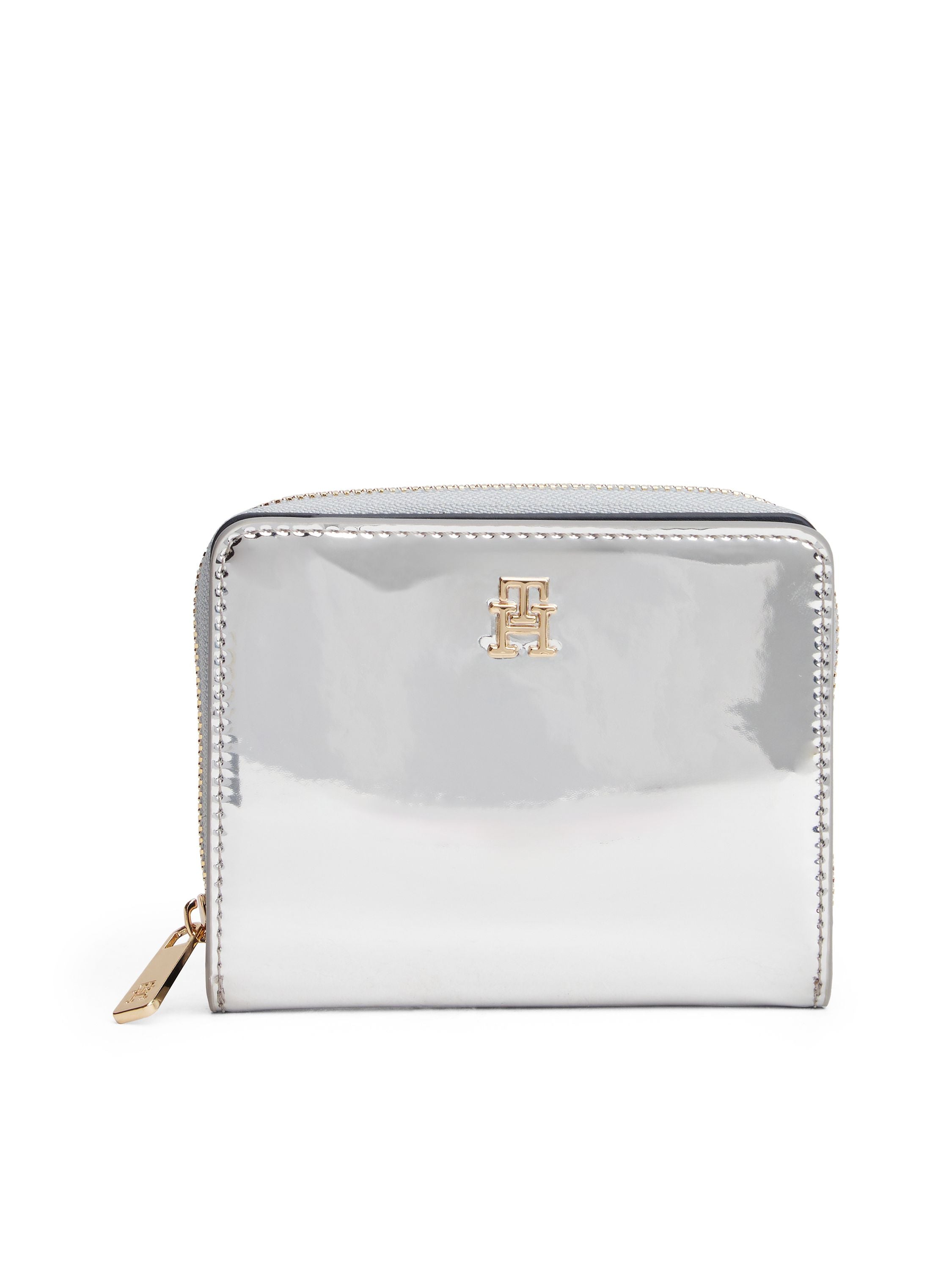 Geldbörse mit Logo - PE6-GREY - Silber