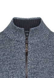 Strickpullover aus Baumwollmix - 47-Tinted Blue - Blau