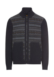 Strickjacke aus Wolle - 48-Dark Navy - Blau
