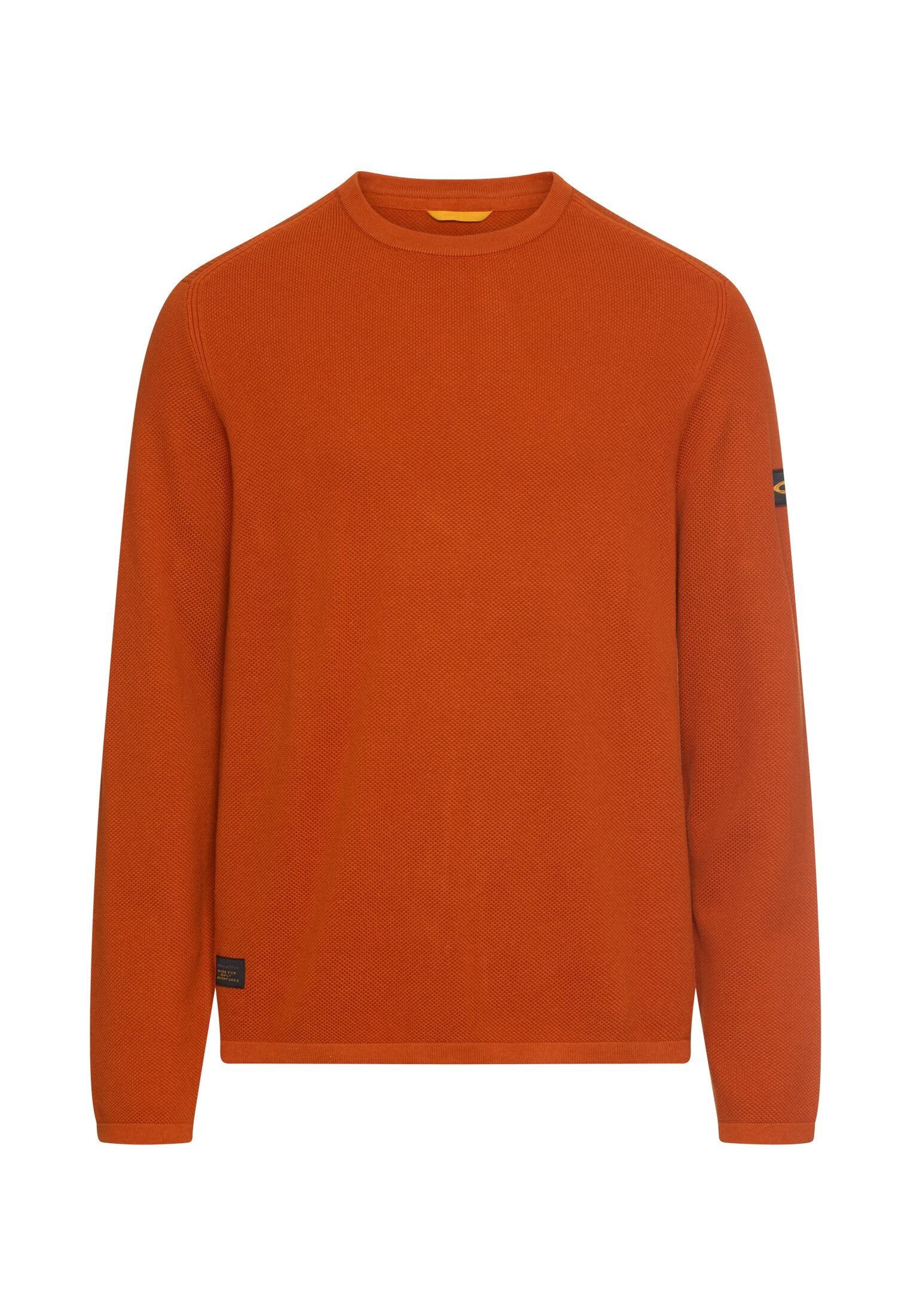 Pullover aus reiner Baumwolle - 55-Cinnamon - Orange