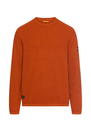 Pullover aus reiner Baumwolle - 55-Cinnamon - Orange