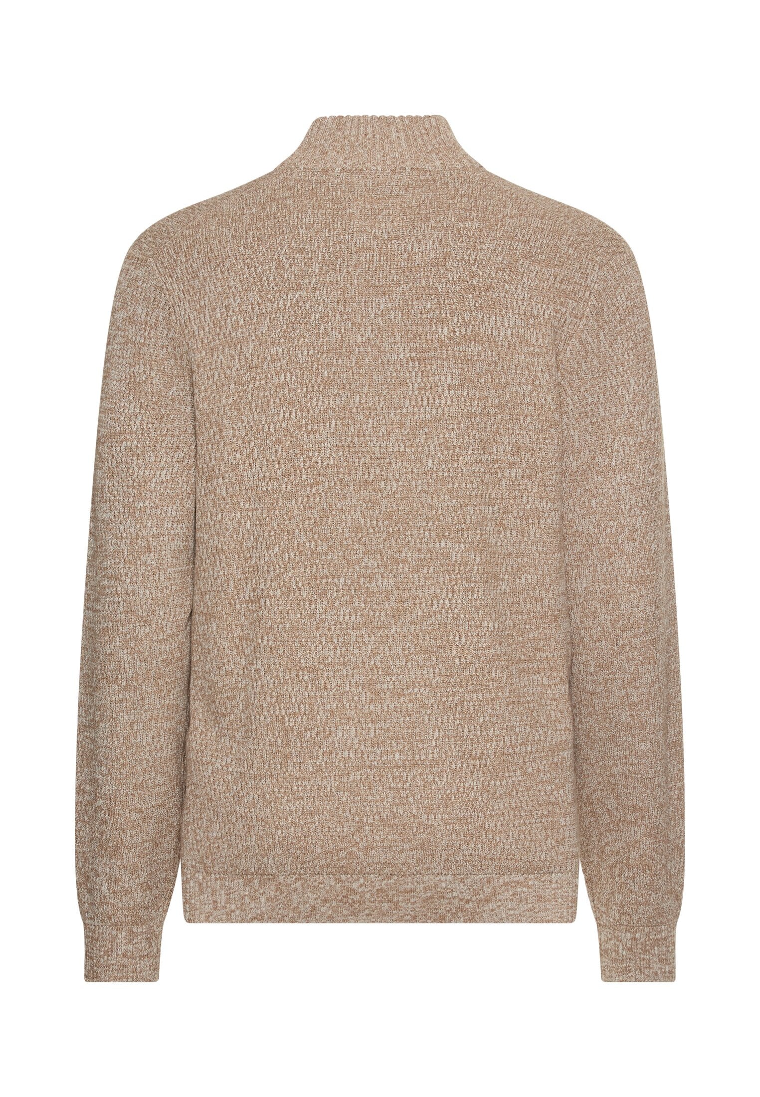 Strickpullover aus Baumwollmix - 11-Oatmeal - Beige
