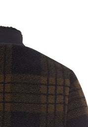 Teddyjacke mit Stehkragen - 27-Dark Brown - Braun