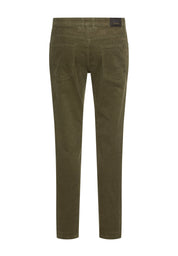Hose Regular Fit aus Baumwolle - 37-Forest Green - Grün