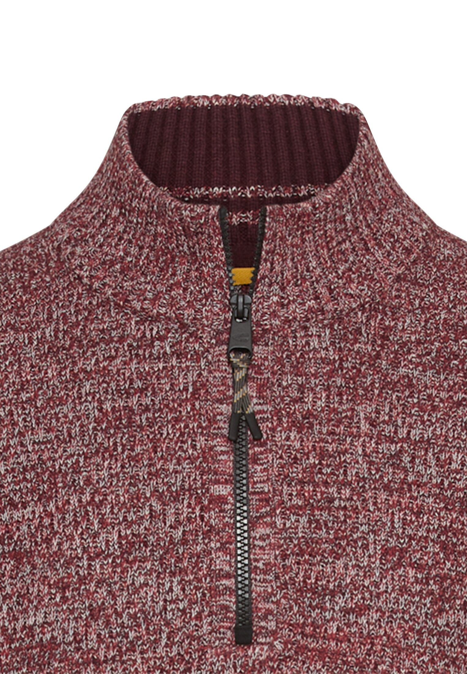 Strickpullover aus Baumwollmix - 57-Amber Red - Rot