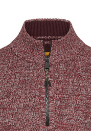 Strickpullover aus Baumwollmix - 57-Amber Red - Rot