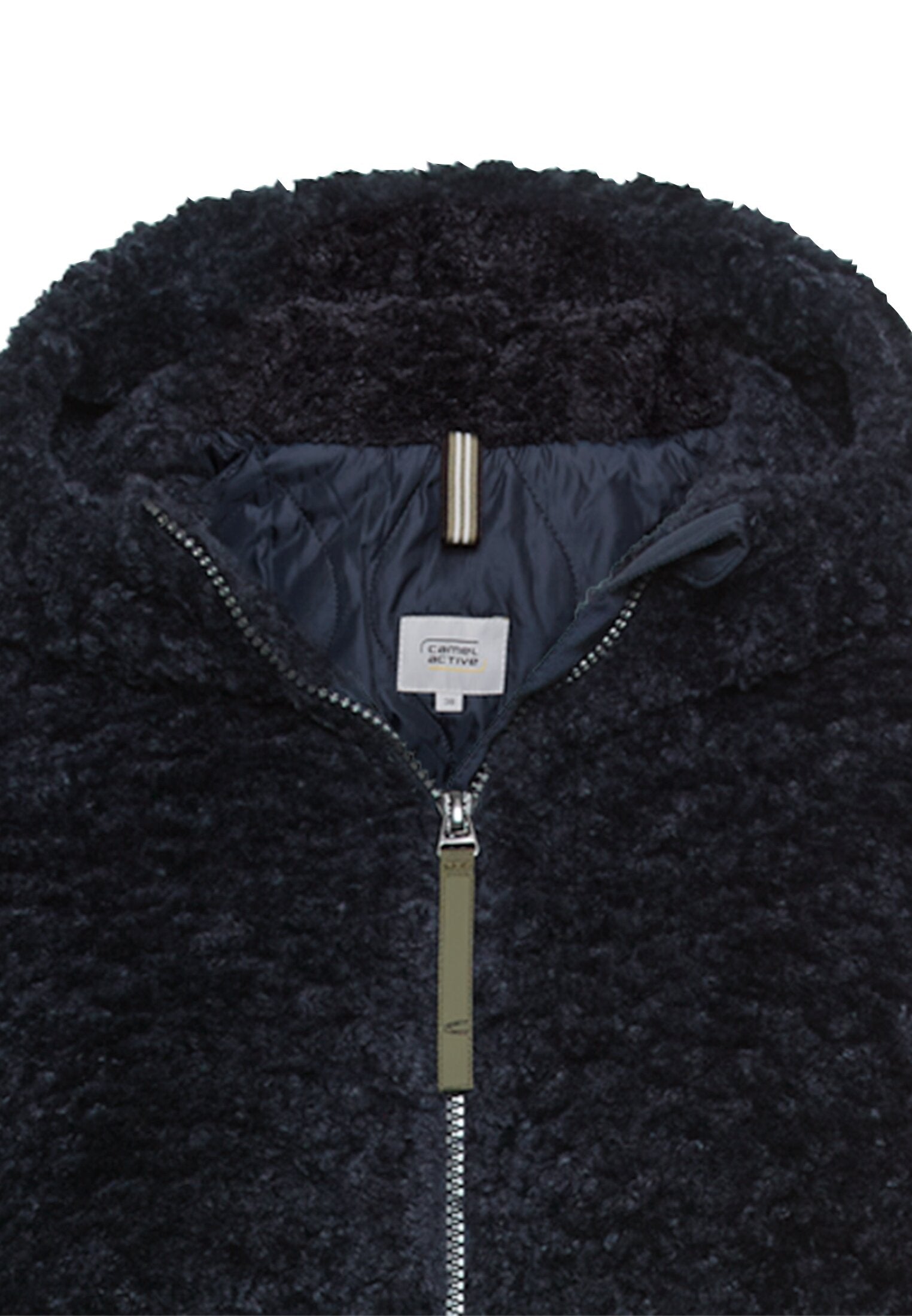 Teddy-Mantel - 43-Navy - Blau