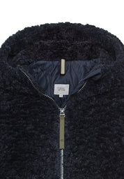 Teddy-Mantel - 43-Navy - Blau
