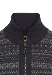Strickjacke aus Wolle - 48-Dark Navy - Blau