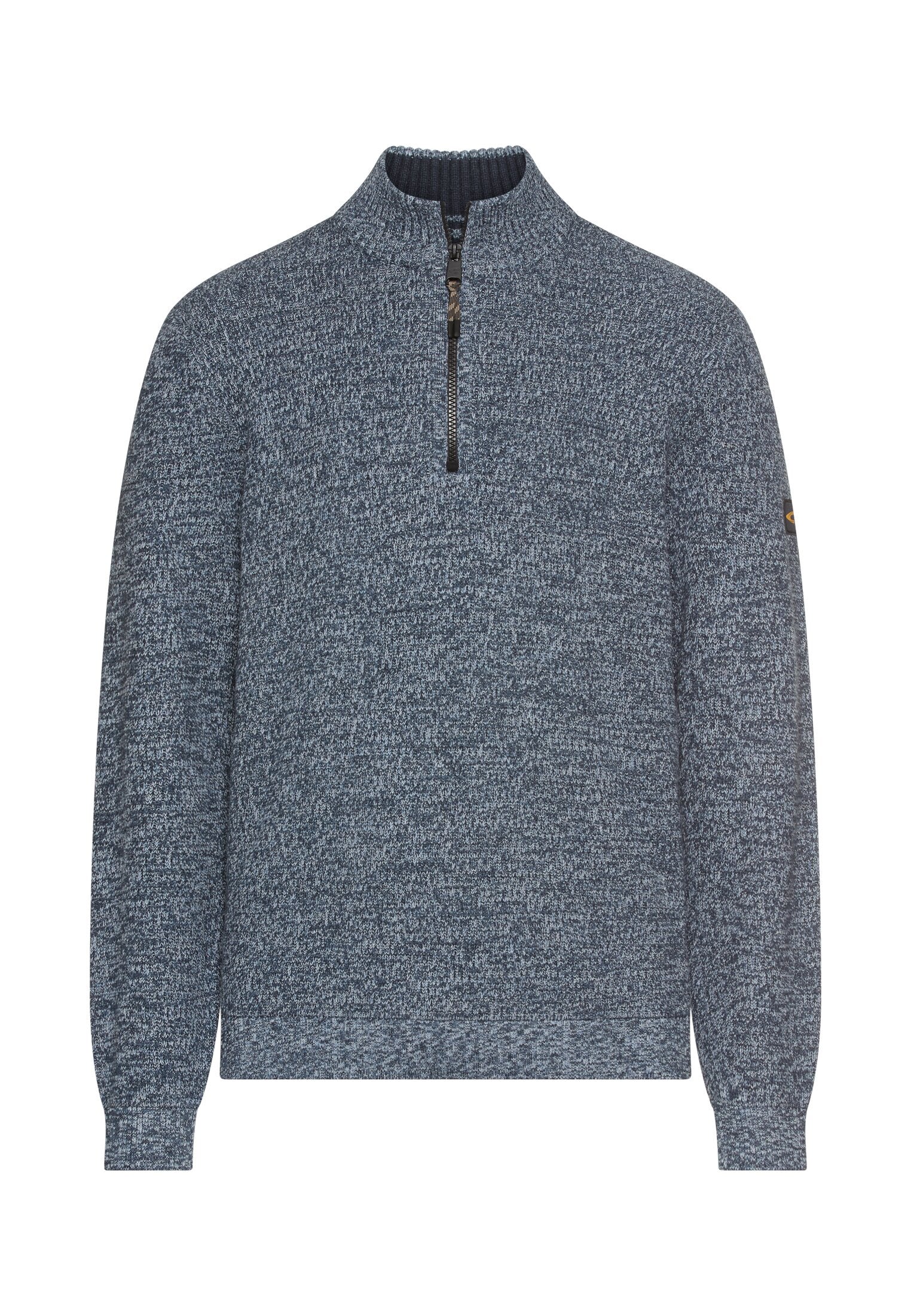 Strickpullover aus Baumwollmix - 47-Tinted Blue - Blau