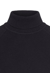 Strickpullover aus Baumwollmix - 48-Dark Navy - Blau