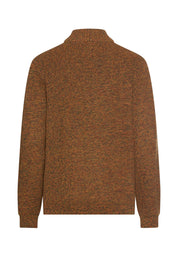 Strickpullover aus Baumwollmix - 55-Cinnamon - Orange