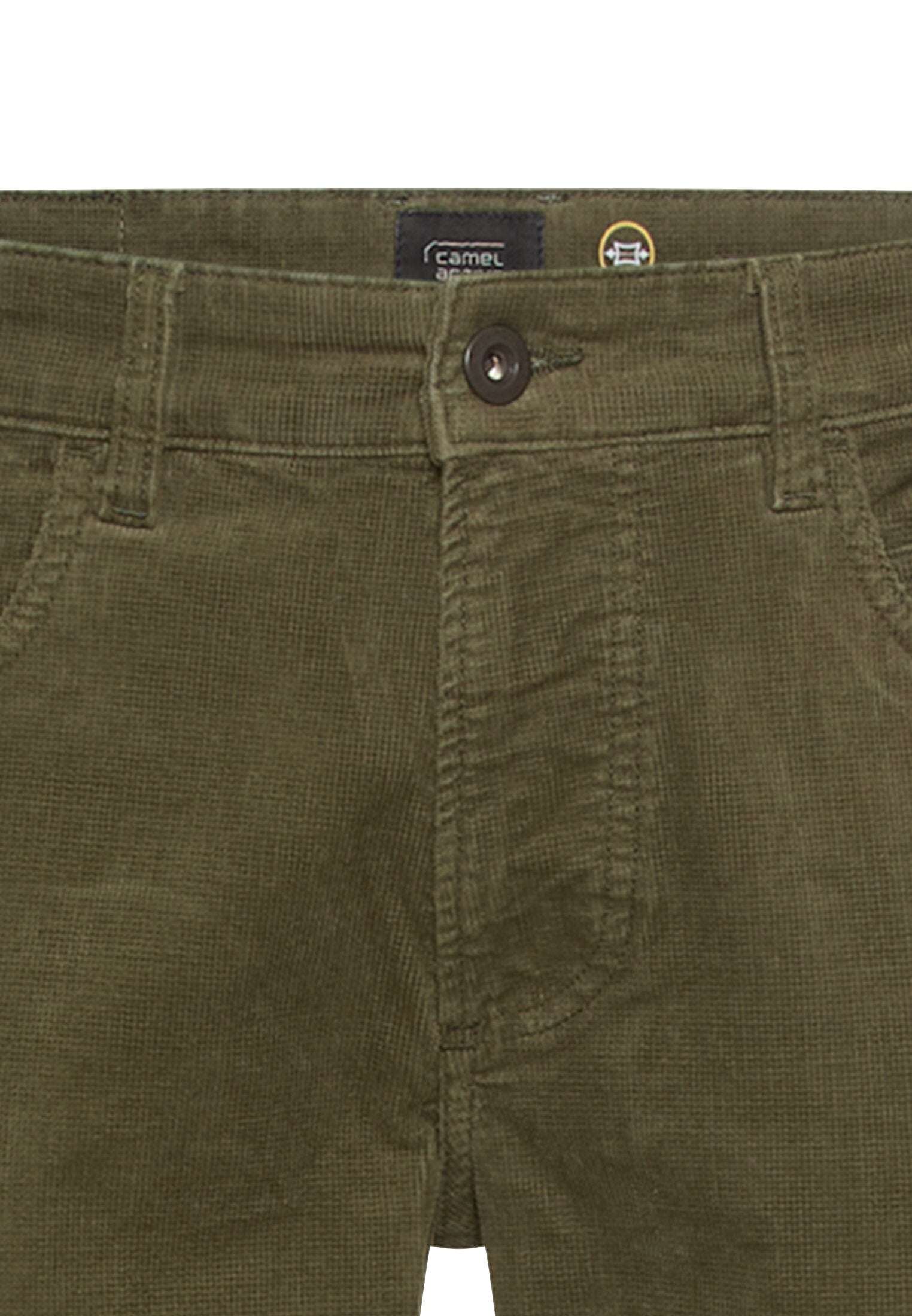 Hose Regular Fit aus Baumwolle - 37-Forest Green - Grün
