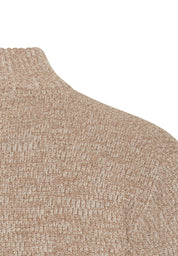 Strickpullover aus Baumwollmix - 11-Oatmeal - Beige