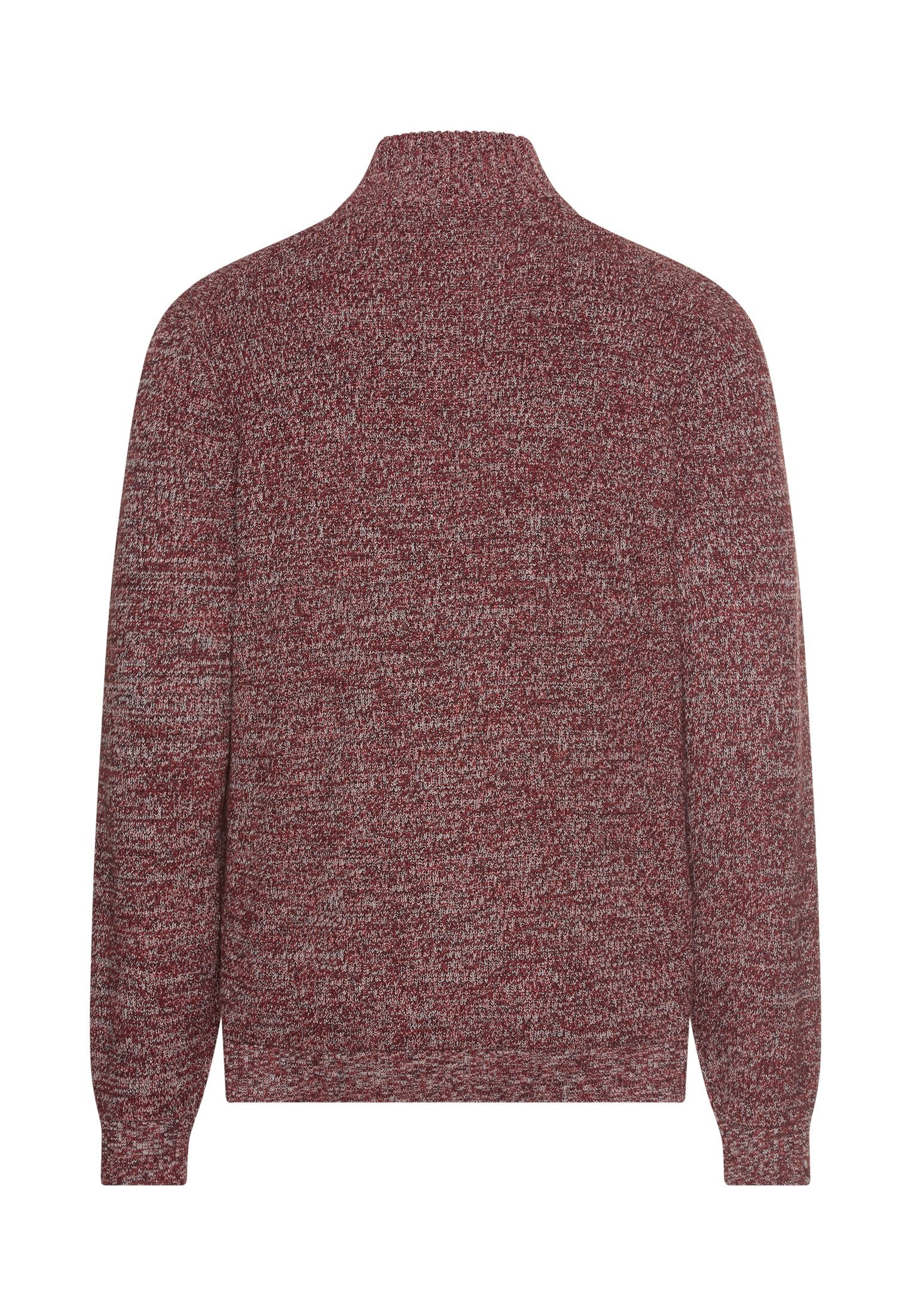 Strickpullover aus Baumwollmix - 57-Amber Red - Rot