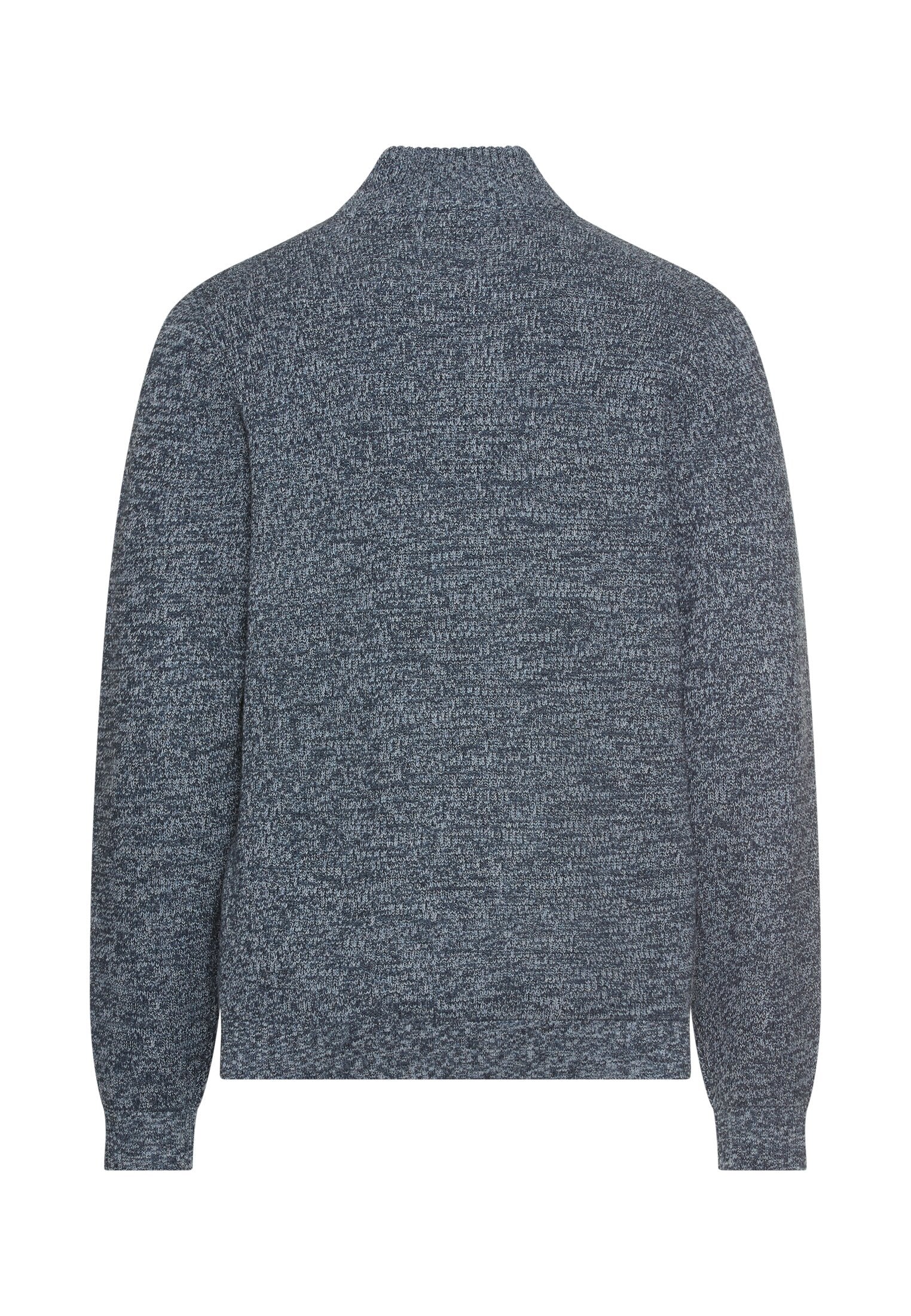 Strickpullover aus Baumwollmix - 47-Tinted Blue - Blau