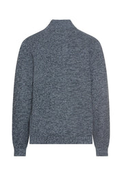 Strickpullover aus Baumwollmix - 47-Tinted Blue - Blau