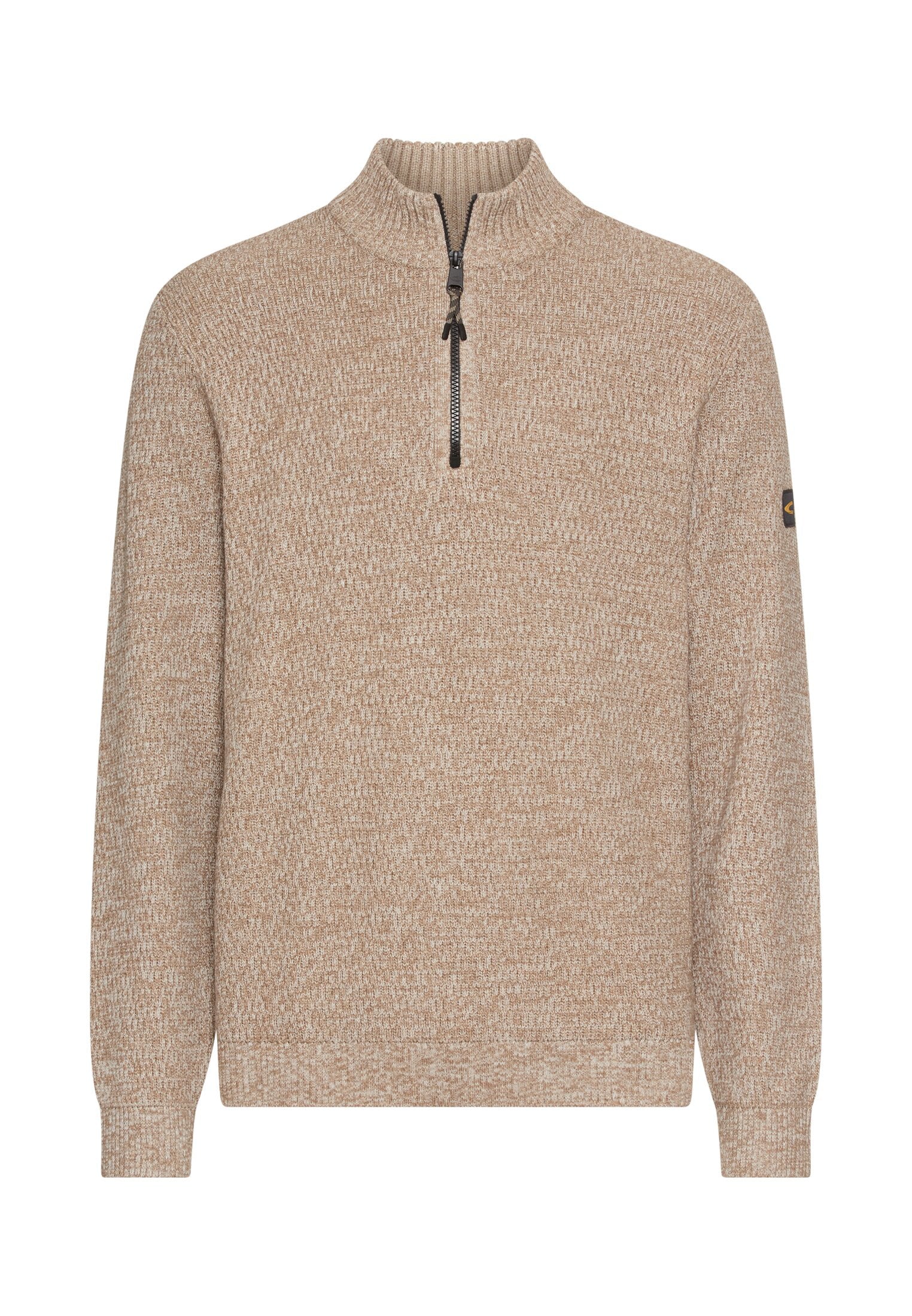 Strickpullover aus Baumwollmix - 11-Oatmeal - Beige