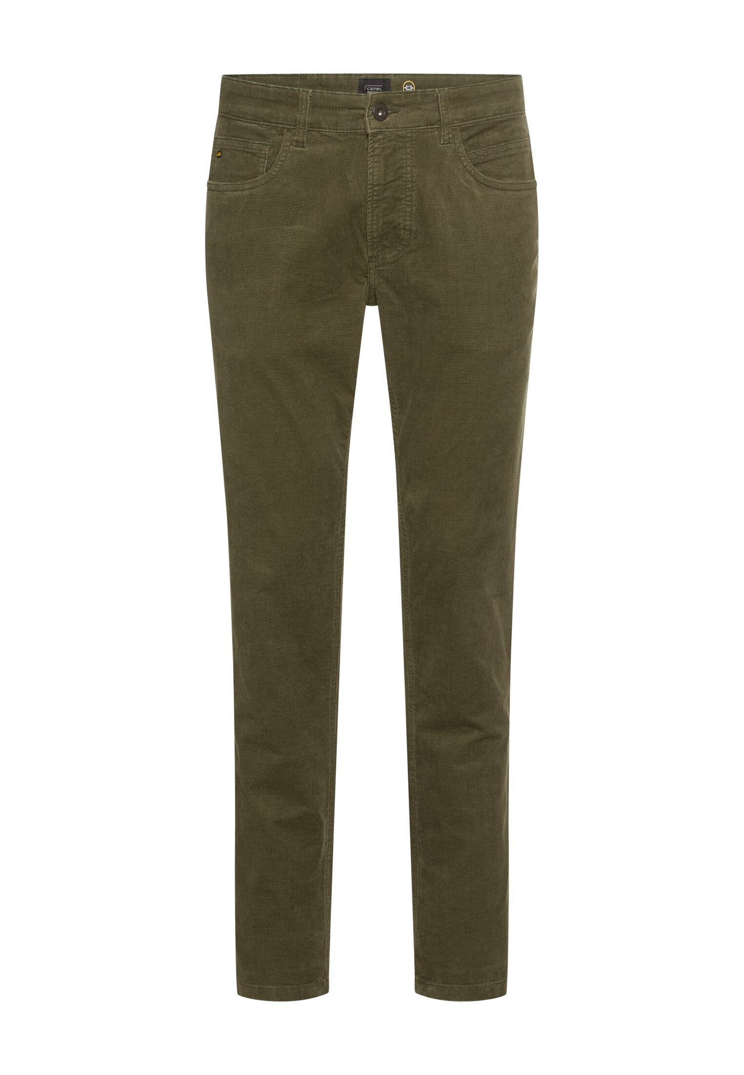 Hose Regular Fit aus Baumwolle - 37-Forest Green - Grün