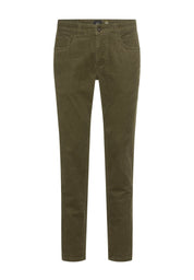 Hose Regular Fit aus Baumwolle - 37-Forest Green - Grün