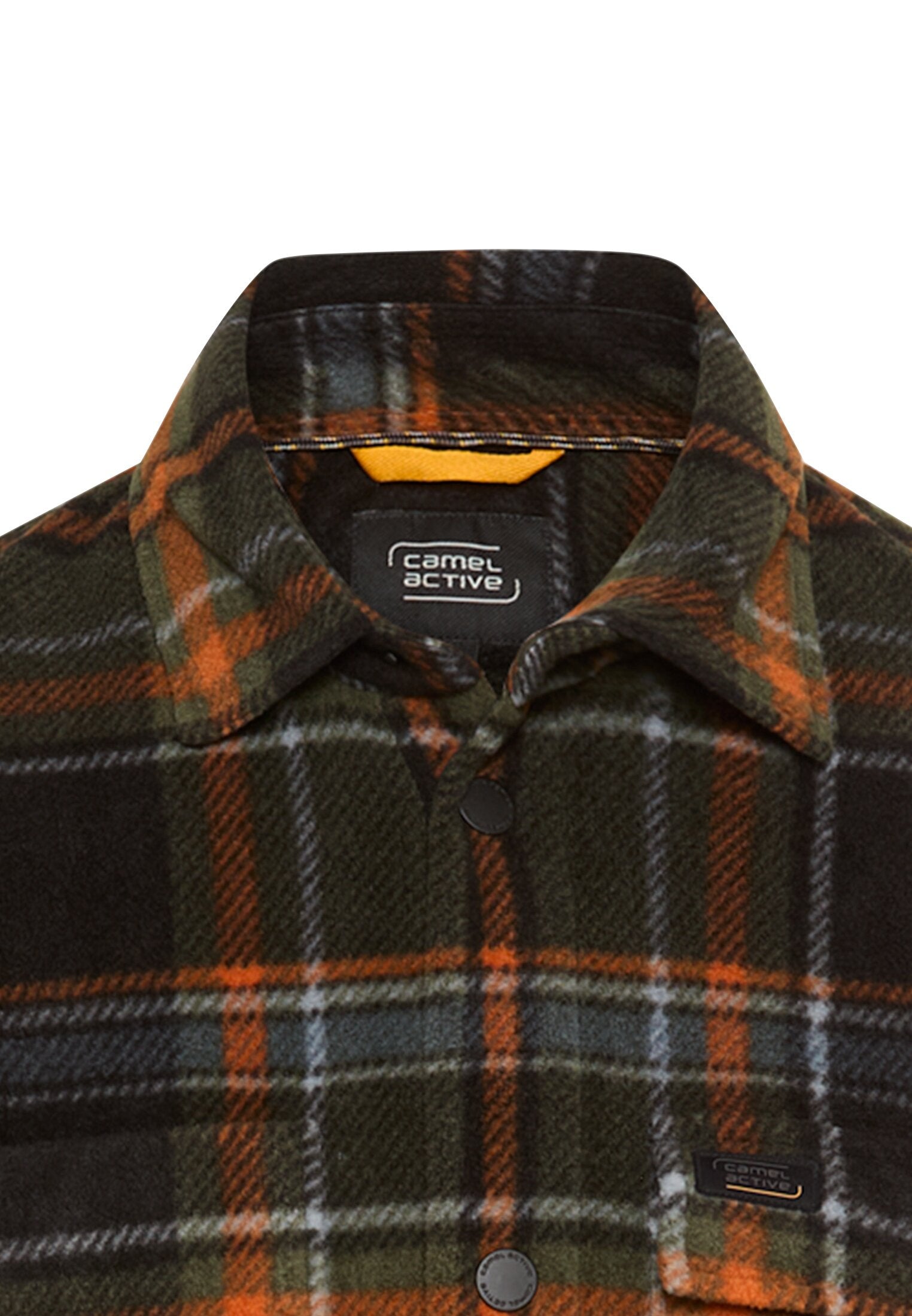 Overshirt kariert - 55-Cinnamon - Khaki
