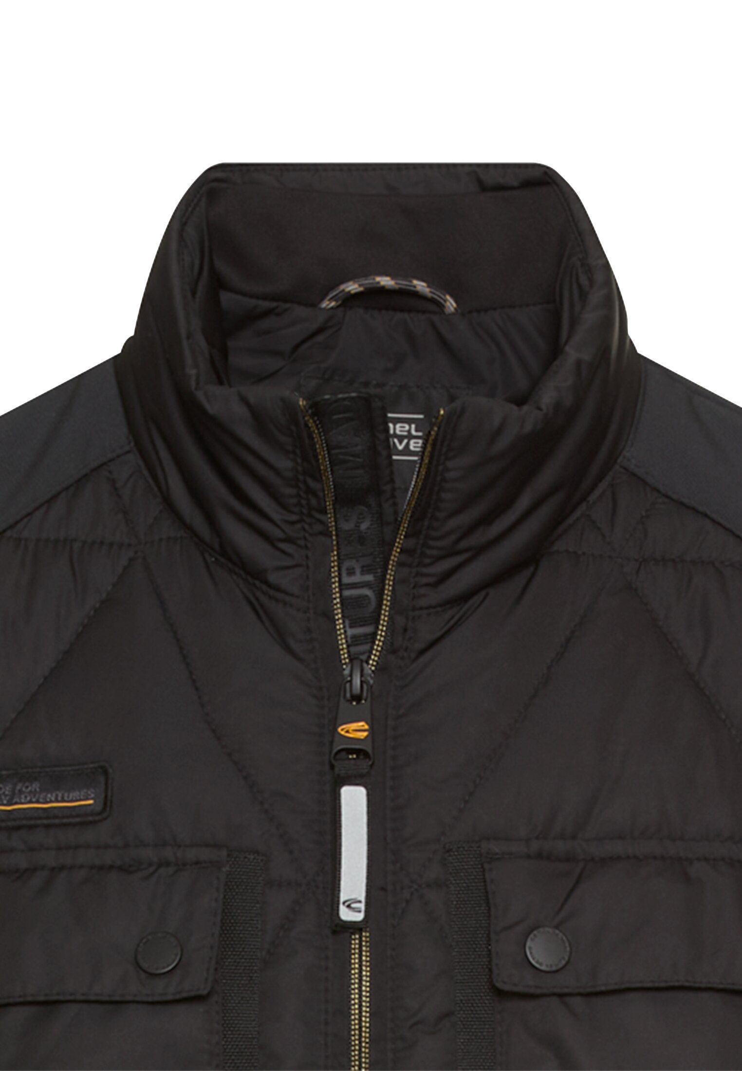 Bomberjacke mit Stehkragen - 88-Asphalt - Schwarz