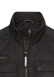 Bomberjacke mit Stehkragen - 88-Asphalt - Schwarz