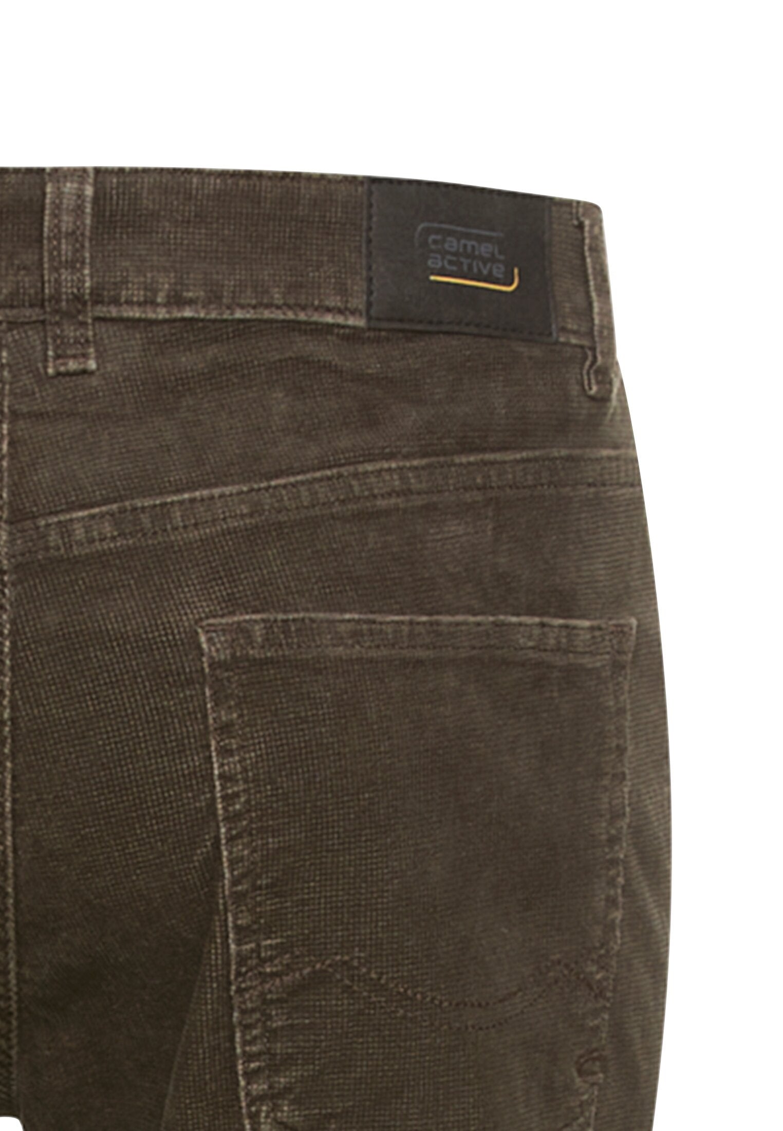 Hose Regular Fit aus Baumwolle - 27-Dark Brown - Braun