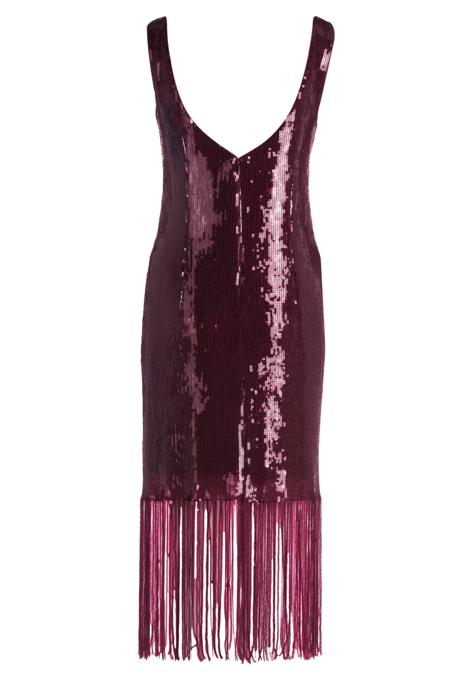 Abendkleid aus Pailletten - 4715-Deep Dahlia - Rot