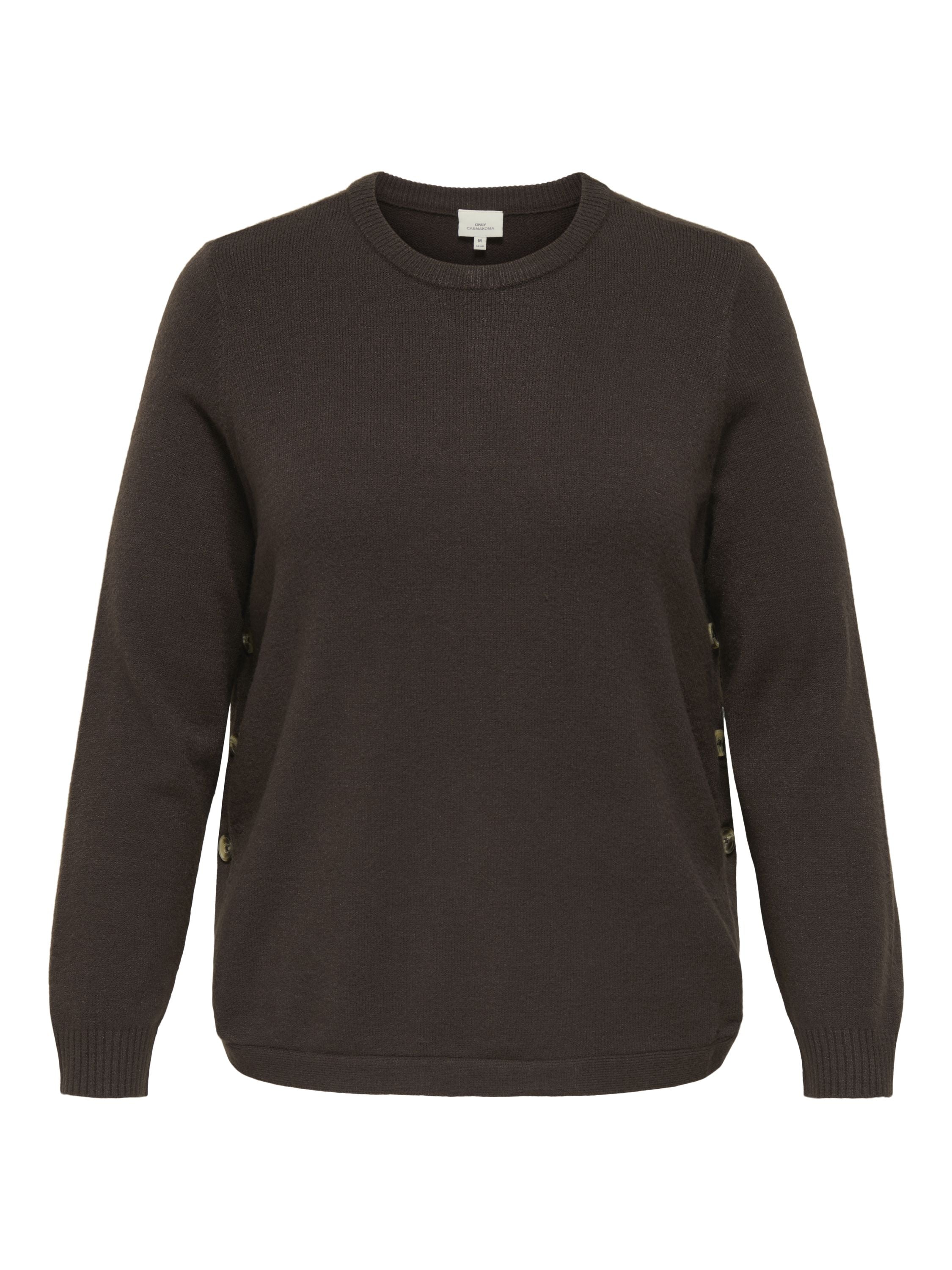 Strickpullover MARGARETHA aus Viskosemix - Seal Brown - Braun