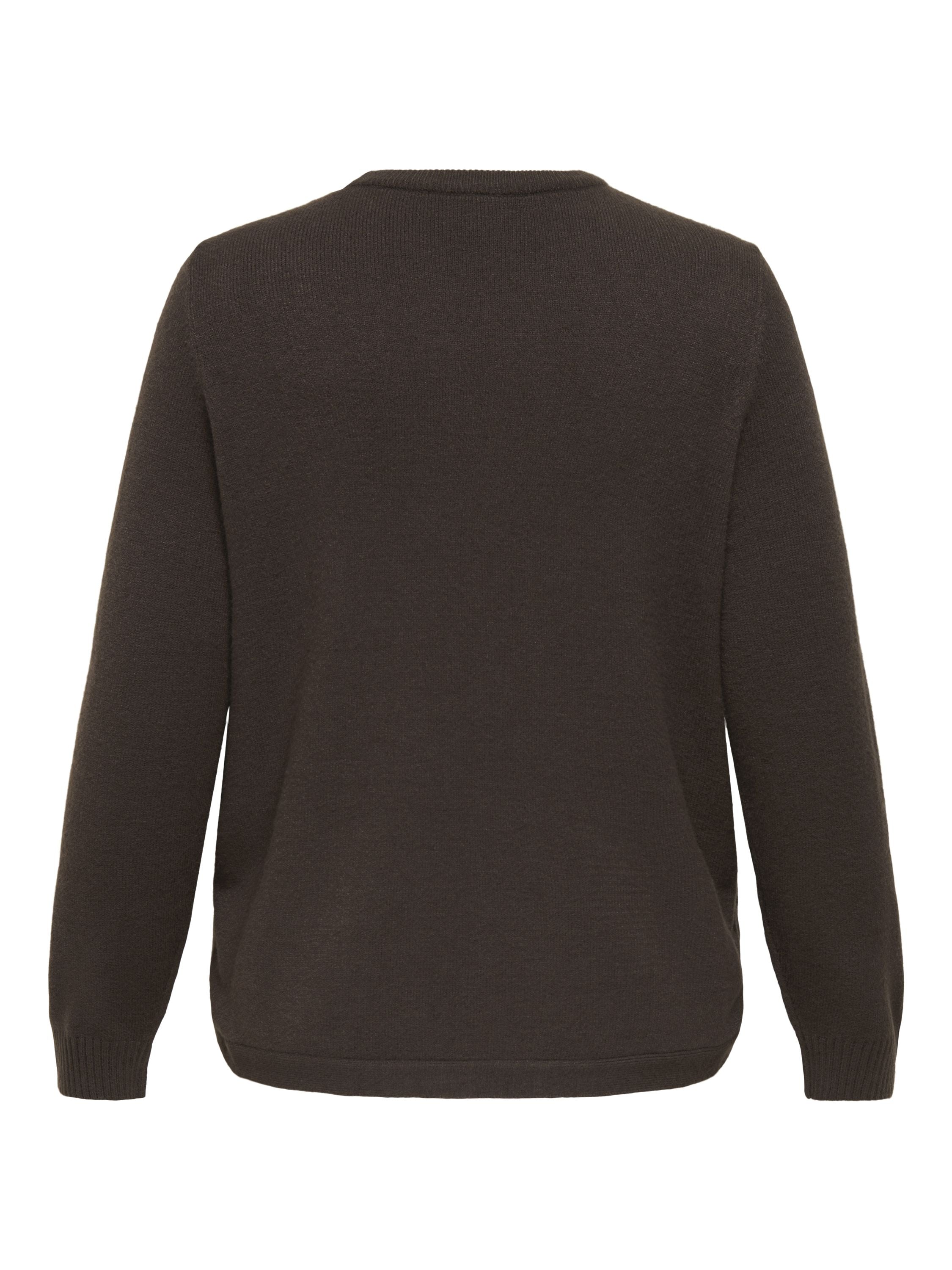 Strickpullover MARGARETHA aus Viskosemix - Seal Brown - Braun