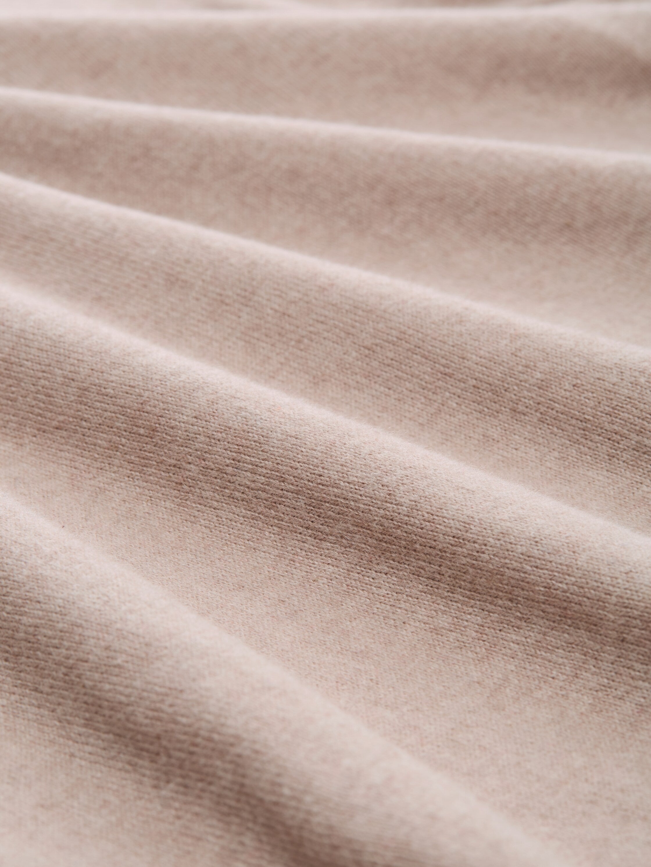 Strickpullover aus Baumwolle - 38330-soft taupe melange - Beige