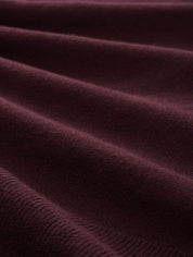 Strickpullover aus Baumwolle - 10525-Dark Red MÃ©lange - Rot