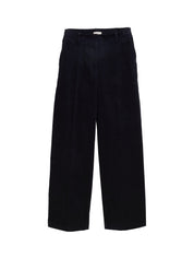 Hose TTLEA  Wide Leg aus Cord - 11019-Lunar Eclipse - Schwarz