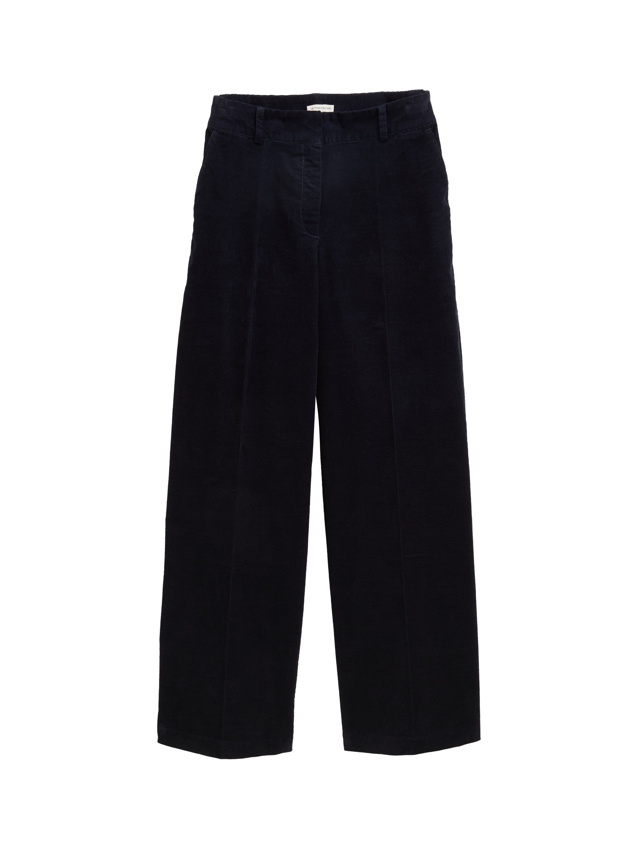 Hose TTLEA  Wide Leg aus Cord - 11019-Lunar Eclipse - Schwarz