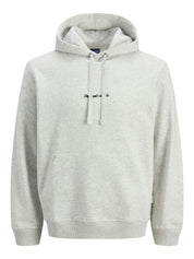 Sweathoodie - White Melange - Weiß