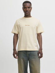 T-Shirt aus Baumwolle - Antique White - Creme