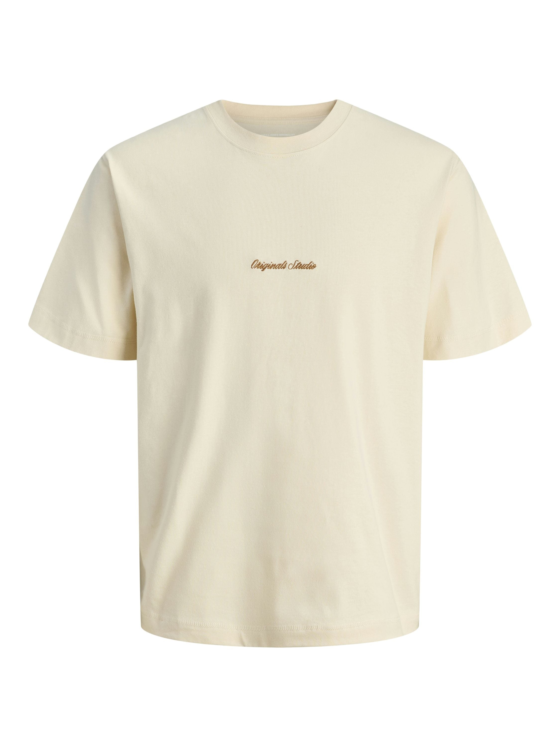 T-Shirt aus Baumwolle - Antique White - Creme