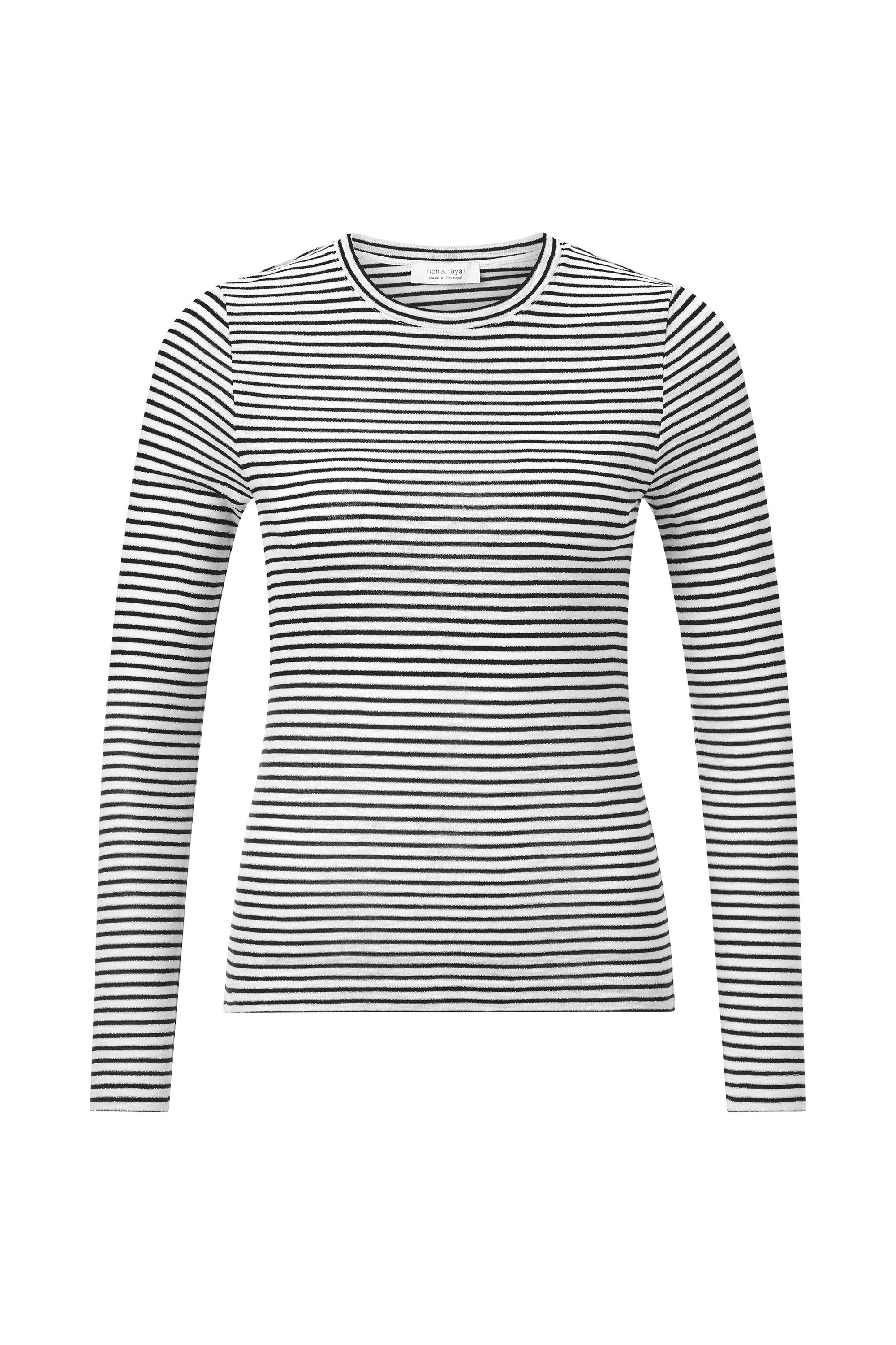 Langarmshirt aus Baumwollmix - 285-dark chocolate - Braun