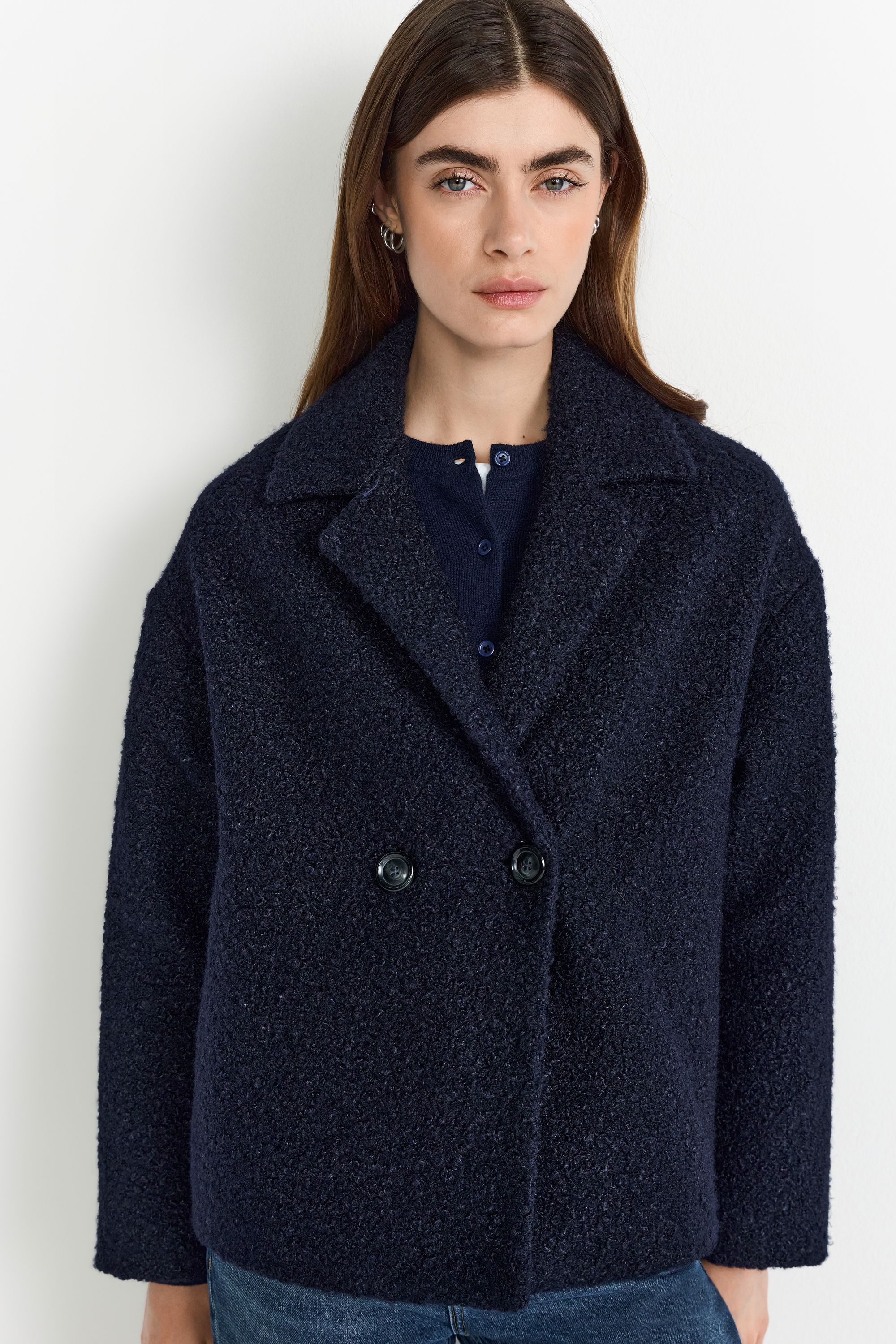 Kurzmantel - 781-midnight blue - Blau