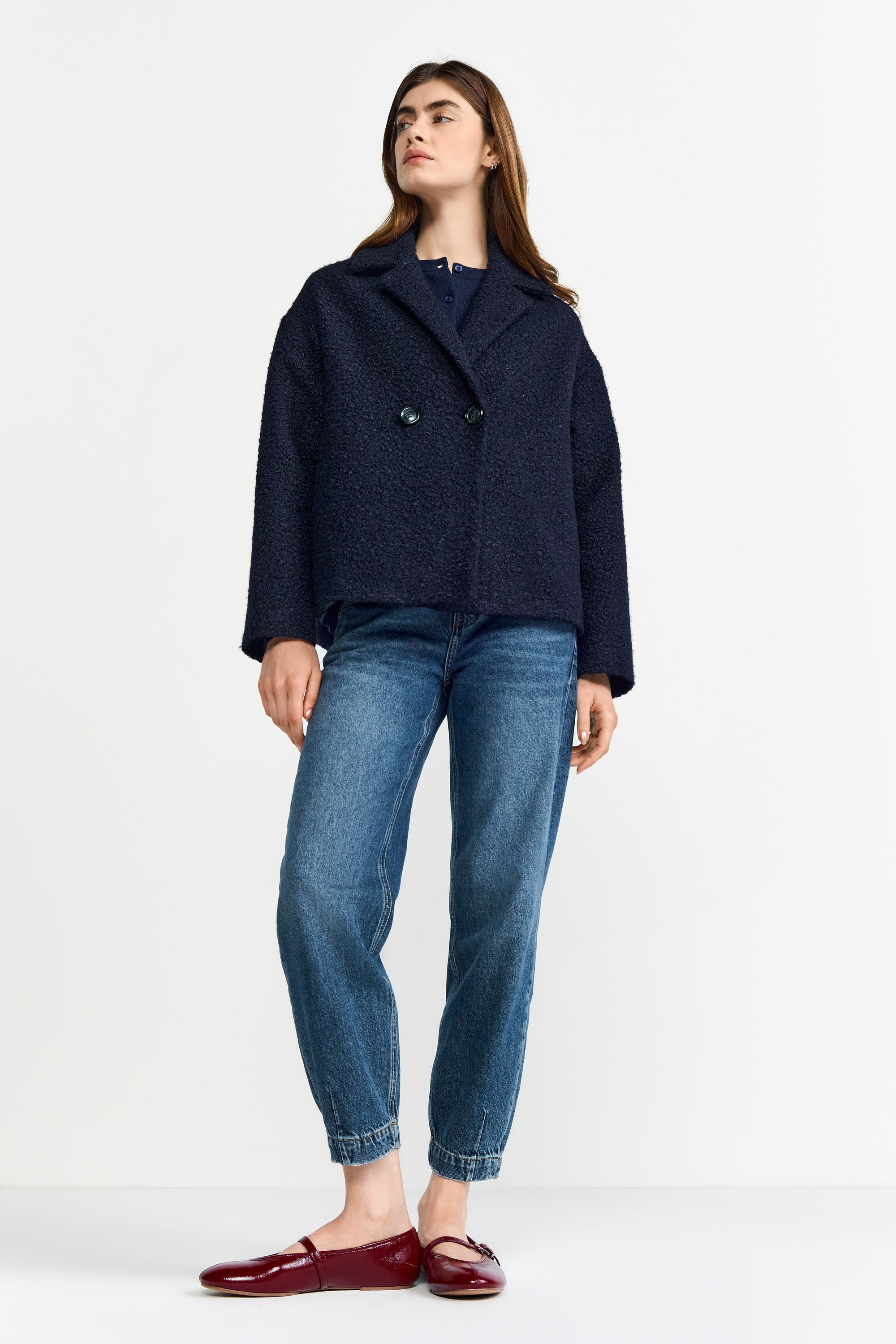 Kurzmantel - 781-midnight blue - Blau