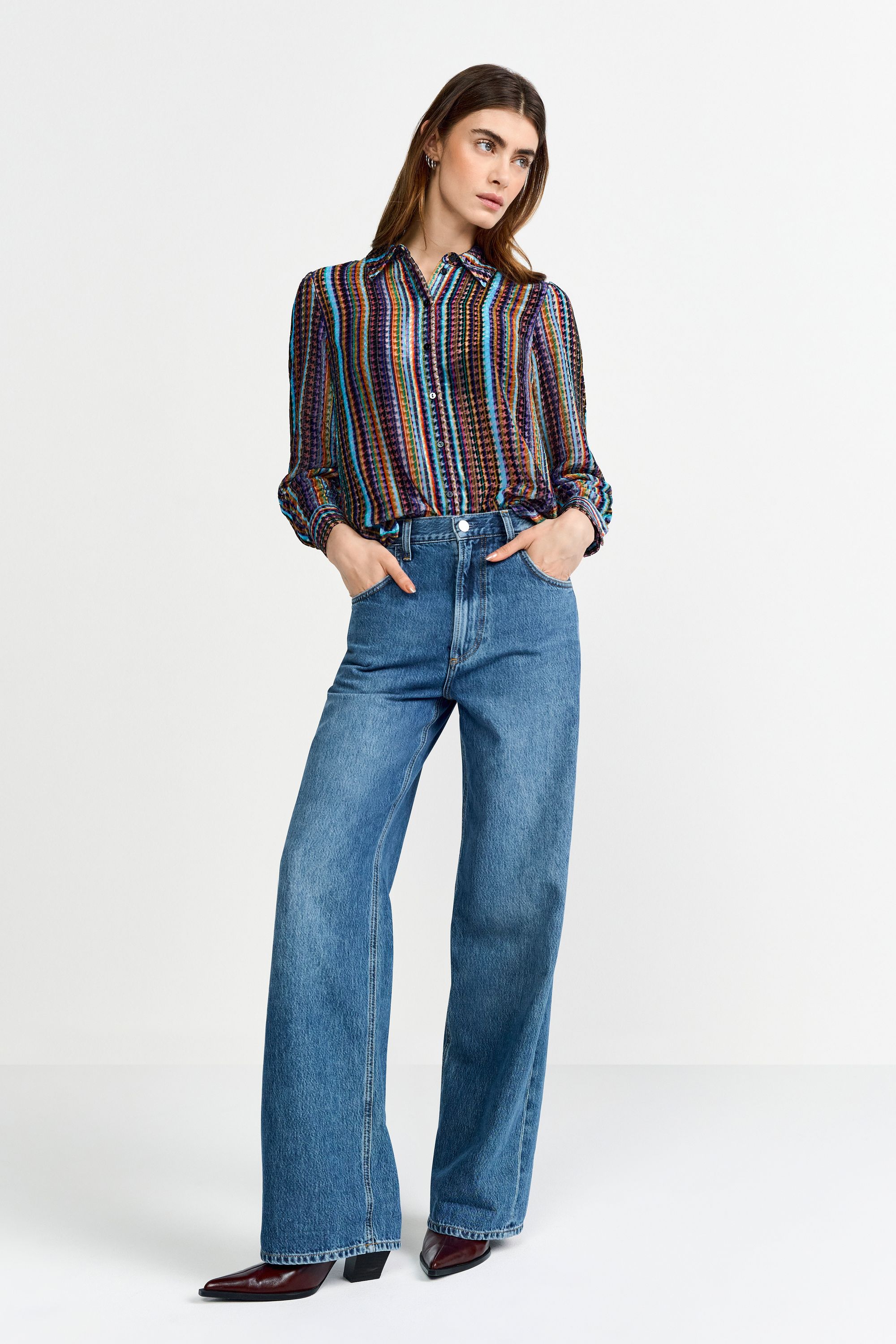 Bluse aus Baumwollmix - 999-original - Mehrfarbig