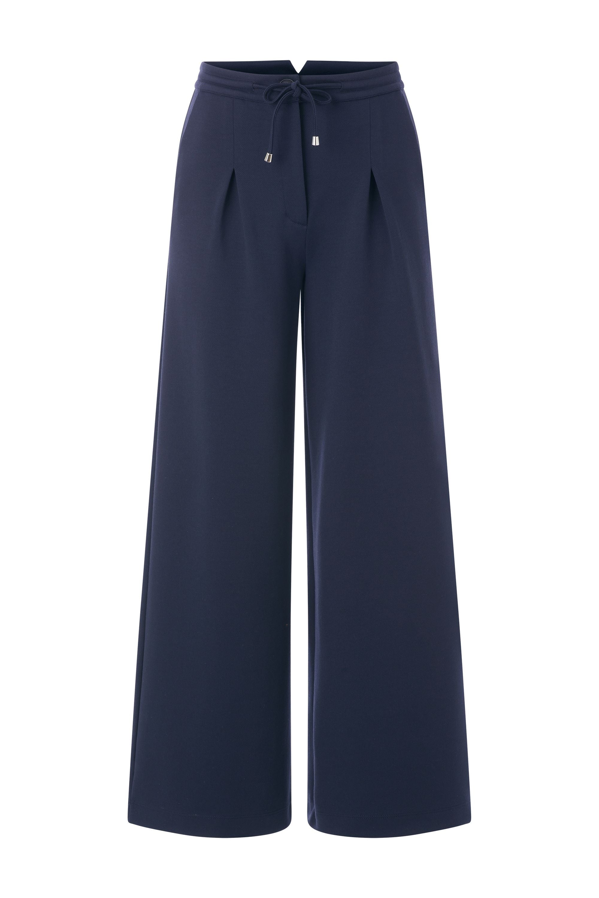 Jersey-Hose Wide Leg - 781-midnight blue - Blau