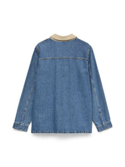 Jeansjacke aus Baumwolle - Medium Blue Denim - Blau