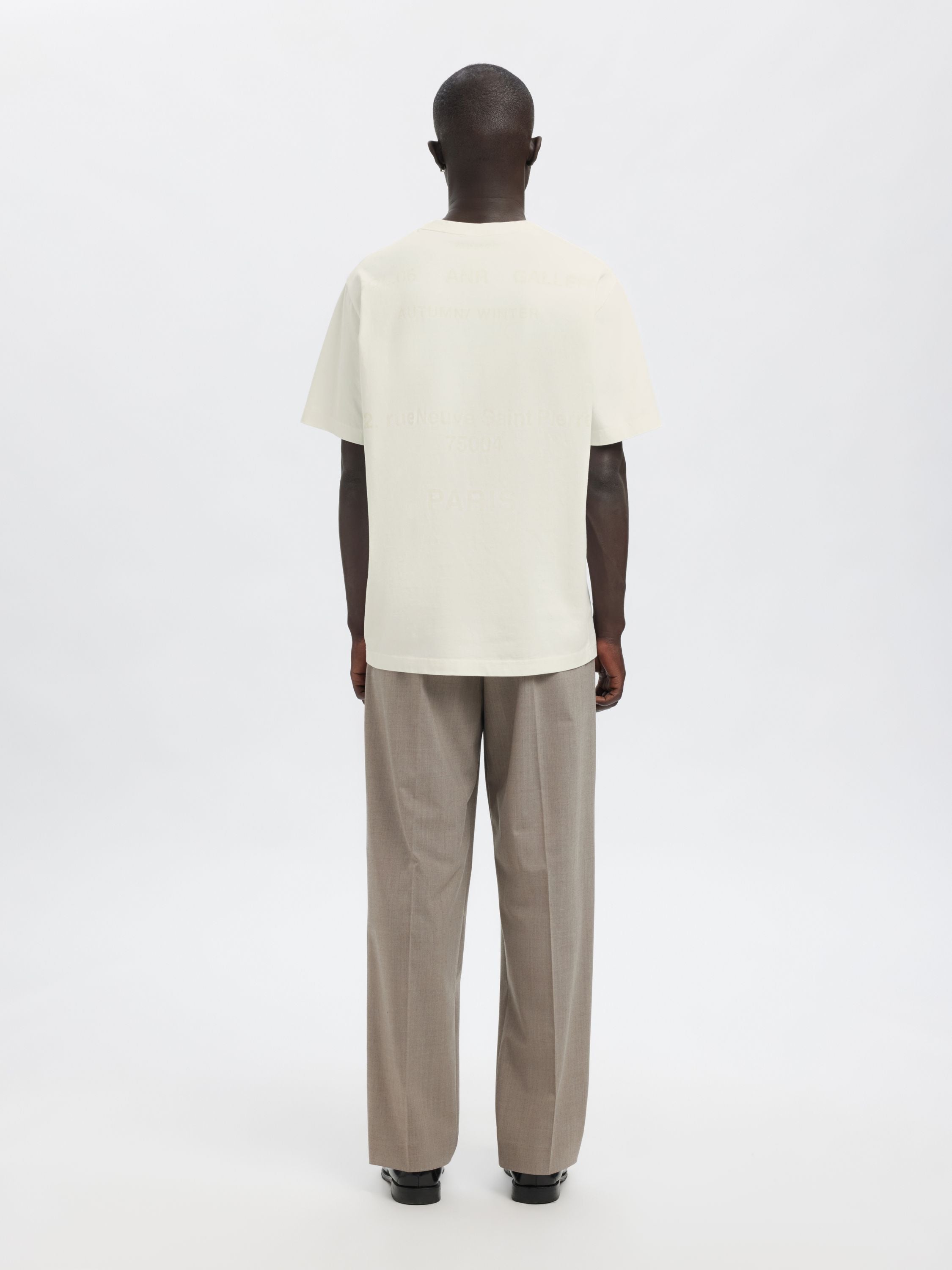 T-Shirt aus Bio-Baumwolle - Cloud Dancer/PARIS - Weiß