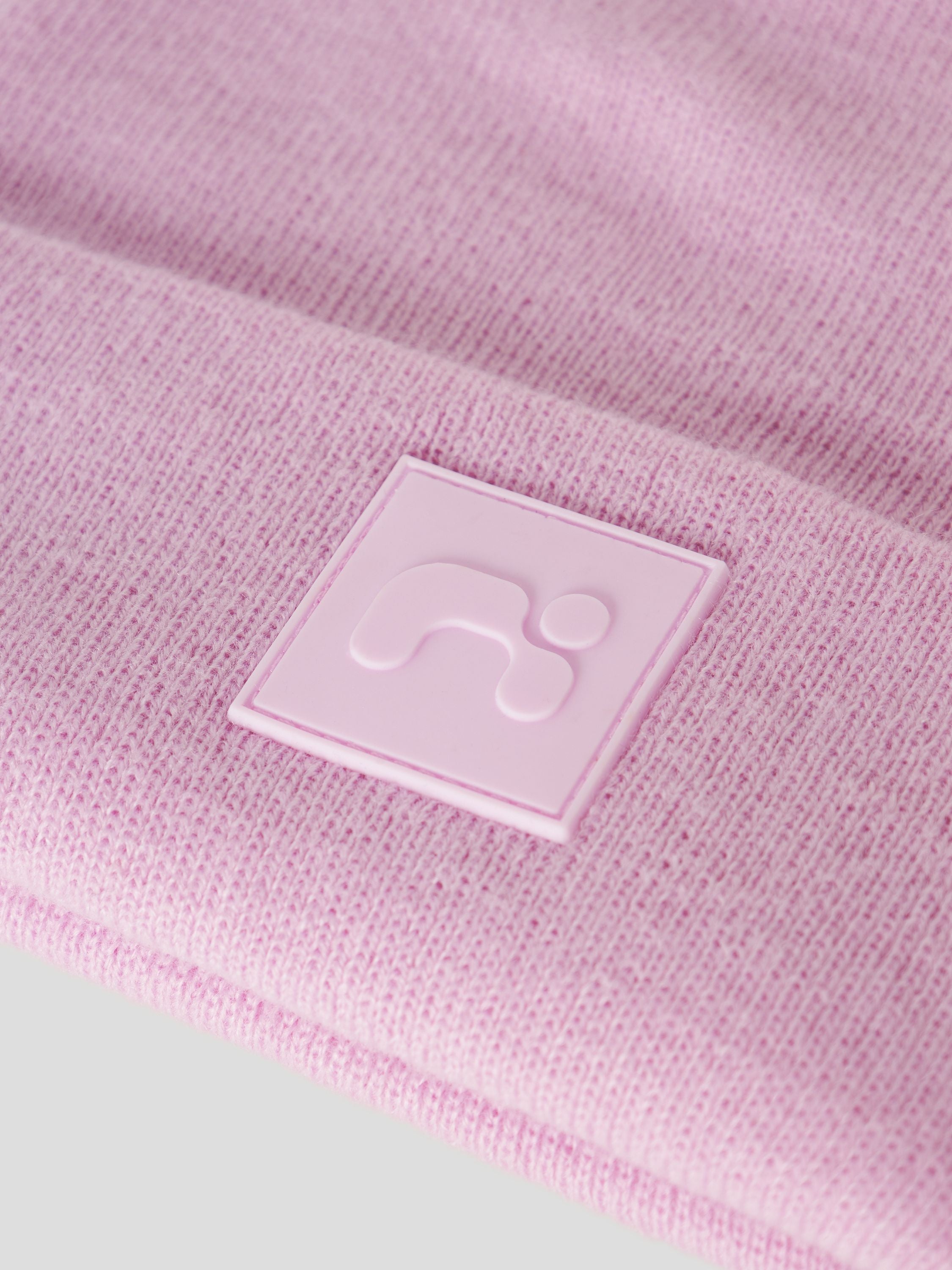 Strickmütze mit Umschlag - Nosegay - Rosa