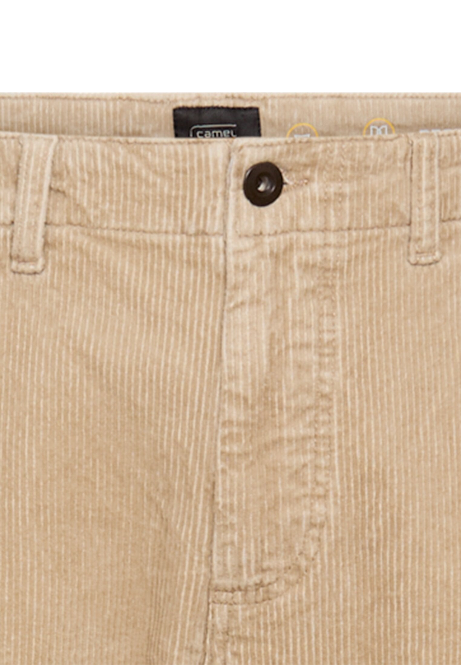 Chino Hose Regular Fit aus Cord - 16-Beige - Beige