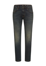 Jeans Slim Fit - 24-Browncast - Blau