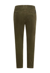 Chino Hose Regular Fit aus Cord - 37-Forest Green - Grün